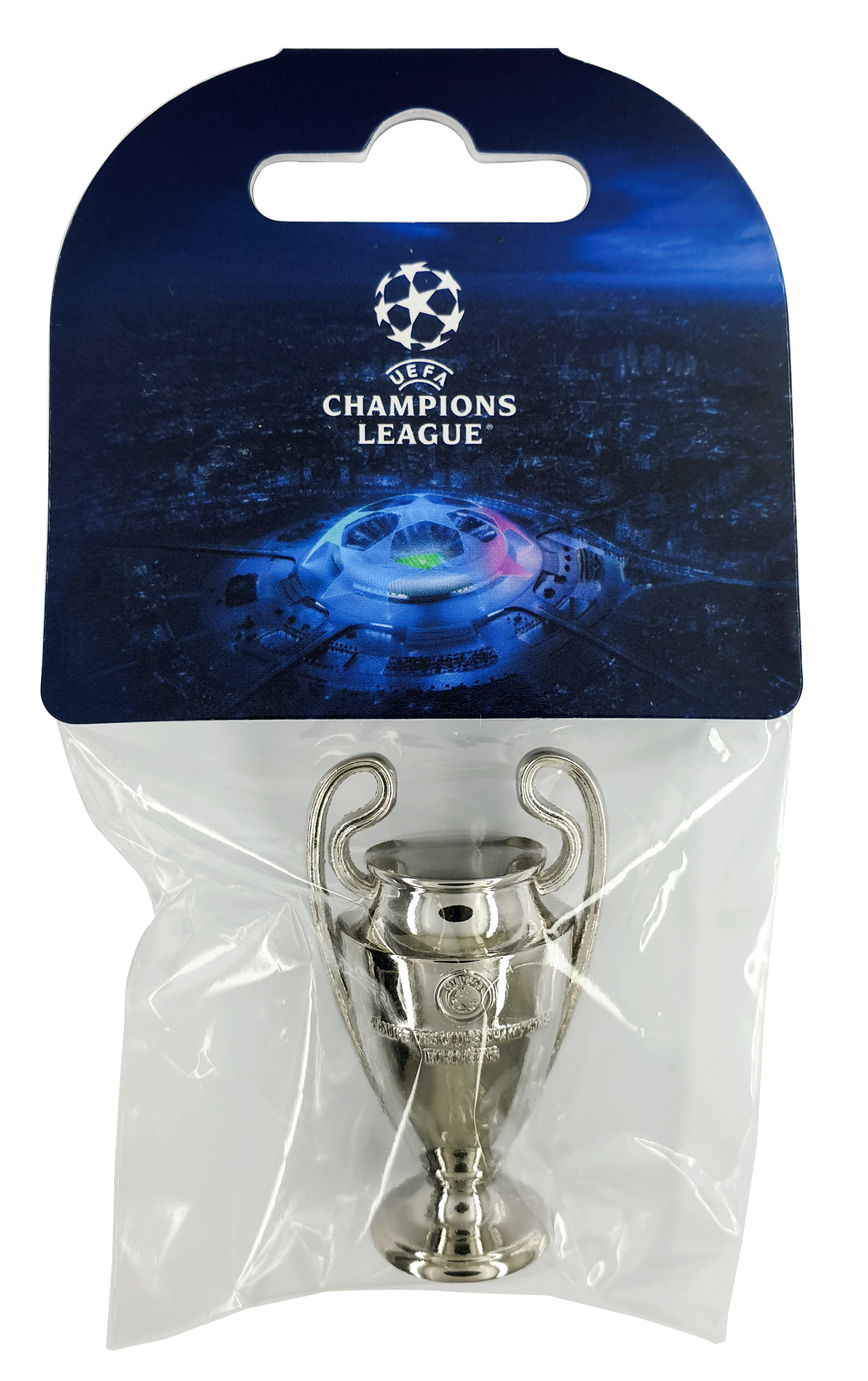 UEFA Pokalreplika CL 45 mm In Acryleinfassung silber UEFA-CL-45-AC, 