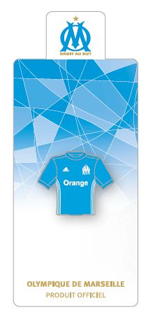 Om Olympique de Marseille Set de 3 Pins Maillot 2019-2020