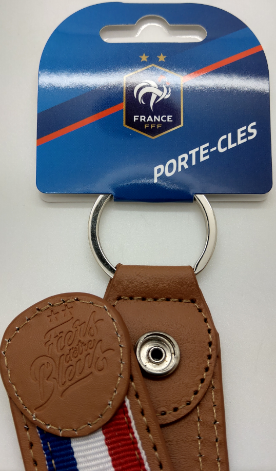 Porte-Cles Clefs Keychain Simili Cuir OM Olympique de Marseille Football