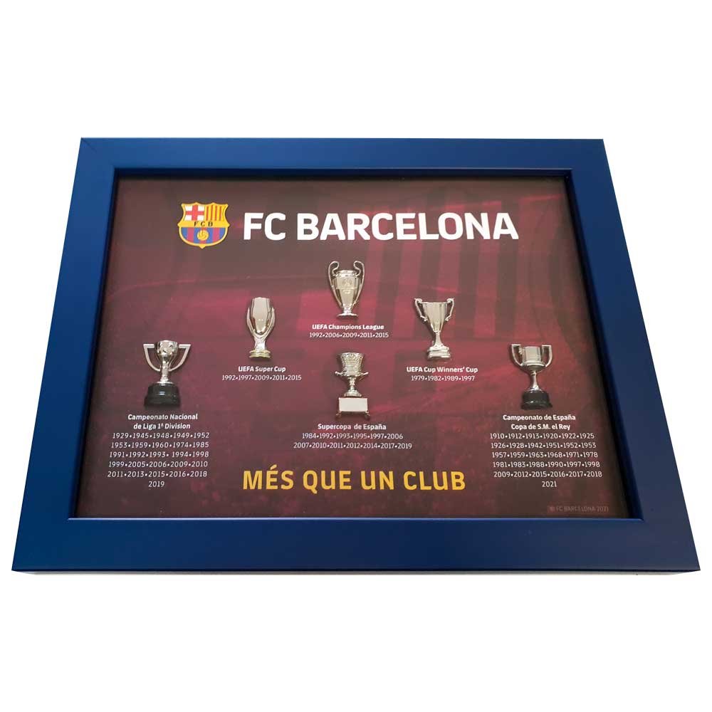 Barcelona Winners UEFA Champions League Official Replica 3D Trophy